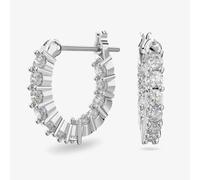 Swarovski Vittore White Crystal Mini Hoop Earrings 5562126