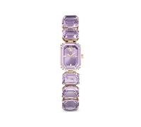 Swarovski Watch, Octagon Cut Bracelet, Purple, Champagne Gold-Tone Finish