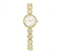 Una Angelic watch, Crystal bracelet, Gold tone, Gold-tone finish