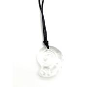 Swarovski Waterschool Shell Adjustable Thread Necklace (Large, Navy Blue)