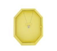 Swarovski Millenia necklace, Octagon cut, White, Rhodium plated