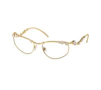 Swarovski Woman SK1015 4004 Vista frames Metal Gold Trasparente Geometric Normale