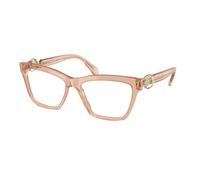 Swarovski Woman SK2021 1063 Optical frames Acetate Brown Transparent Squared Normal