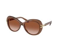 Swarovski Woman SK6026 106713 Sunglasses Acetate Brown Brown Butterfly Normal Shaded