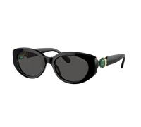 Swarovski Woman Sunglass SK6002 - Frame color: Black, Lens color: Dark Grey