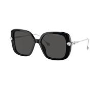 Swarovski Woman Sunglass SK6011 - Frame color: Black, Lens color: Dark Grey