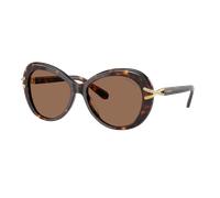Swarovski Woman Sunglass SK6026 - Frame color: Havana, Lens color: Dark Brown