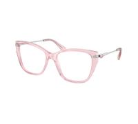 Swarovski Woman Swarovski SK2060 3001 Optical frames Acetate Pink Transparent Cat Eye Normal