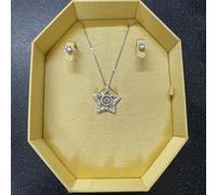 Swarovski Women Jewelry Set Necklace Earrings Crystals Stella 5622729