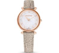 Swarovski Women's 5656899 Crystalline 35mm Quartz Watch in Grey Swarovski Grey One Size
