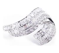 Swarovski Women's 5681426 Hyperbola Brooch in Silver