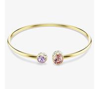Swarovski Jewellery Swarovski Chroma Mixed Cuts Multicoloured Gold Tone Bangle 0.9 x 1.45cm, 16.7cm
