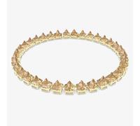Swarovski Chroma Gold Tone Plated Spike Crystal Necklace 5613679