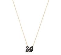 Swarovski Women's Facet Swan Necklace, Iconic Swarovski Swan Logo with Crystals in a Mixed Metal Finish, from the Swarovski Facet Swan Collection