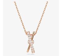 Swarovski Hyperbola Rose Gold-tone Plated Mixed Cuts Twist Pendant 5689788 - Crystal / Rose Gold-tone Plated