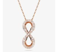 Swarovski Hyperbola Rose Gold Plated Inifinity Pendant Necklace 5677623 Rose Gold