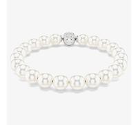Swarovski Bracelet Matrix – White Crystal Pearl, Rhodium Plated