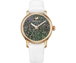 Swarovski Womens Quartz Watch, Analogue Classic Display and Leather Strap 5344635