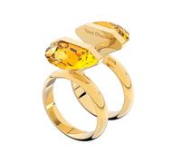 Lucent ring, Magnetic closure, Yellow, Gold-tone plated