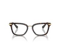 SWAROVSKI Women's Sk2018 Square Prescription Eyewear Frames, Dark Havana/Demo Lens, 52 Mm
