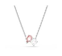 Swarovski womens Statement Necklace, Attract Soul Necklace, Pink Rhodium plated, One Size