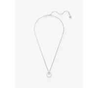 Swarovski Womens Swarovski Constella Rhodium-Plated and Zirconia Pendant Necklace Silver