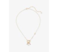 Swarovski Womens Swarovski Idyllia Crystal 18ct Gold-Plated Pendant Necklace Multicolor