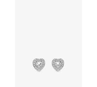 Swarovski Womens Swarovski X Ariana Grande Angelic Rhodium-Plated and Crystal Stud Earrings Crystal