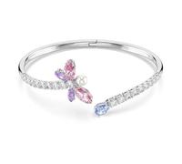 Swarovski X Ariana Grande Bangle, Mixed Cuts, Dragonfly, Multicolored, Rhodium Plated