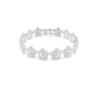 Swarovski X Ariana Grande Bracelet, Round Cut, Flower, White, Rhodium Plated