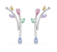 Swarovski X Ariana Grande Drop Earrings, Mixed Cuts, Multicolored, Rhodium Plated