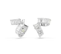 Swarovski x Ariana Grande Ear Cuffs, Clear Baguette-Cut Crystals in a Rhodium-Finished Setting, Part of the Ariana Grande x Swarovski Capsule Collection