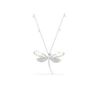 Swarovski X Ariana Grande Pendant And Brooch, Mixed Cuts, Dragonfly, Green, Rhodium Plated