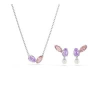 Swarovski X Ariana Grande Set, Mixed Cuts, Multicolored, Rhodium Plated