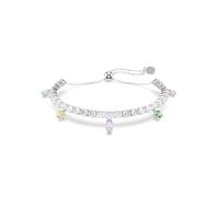 Swarovski X Ariana Grande Tennis Bracelet, Mixed Cuts, Multicolored, Rhodium Plated