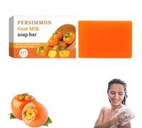 Swarva Persimmon Soap For Old People Smell, Japanese Persimmon Soap, Comfortable and Moisturizing, Suitable for Face and Body, Suitable for All Skin Types (1pc)