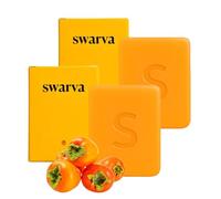 Swarva Persimmon Soap - Moisturizing, Persimmon Soap for Old People Smellm, Nourishing & Gentle Cleansing Suitable for All Skin Types (2pcs)