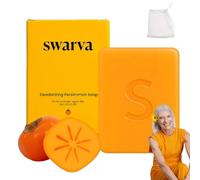 Swarva Persimmon Soap, Swarva Deodorizing Persimmon Soap for Old People Smell, Japanese Natural Persimmon+Green Tea Extract Bar, Eliminates Stubborn Aging Odor, See Results in 1 Go (1)