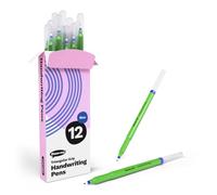 Swash KOMFIGRIP Handwriting Pen Blue (Pack of 12) THW12BU | These Show-me Komfigrip handwriting pens are designed to aid and improve writing by encouraging correct pen posture