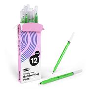 Swash Show-me Black Handwriting Pens, Pack of 12 | These Show-me Komfigrip handwriting pens are designed to aid and improve writing by encouraging correct pen posture