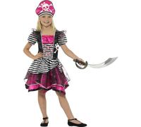 Swashbuckler Pirate Girls Pirates Fancy Dress Costume Kids Book Day Outfit