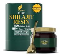 Swasth Pure Shilajit Resin 30g - Authentic High-Altitude Himalayan Mineral Supplement | Rich in 75% Fulvic Acid & Essential Trace Minerals | 3rd Party Lab Tested, Vegan & Unrefined