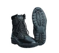 SWAT Mens Black Tactical Patrol Combat Police Security Army Leather Boots