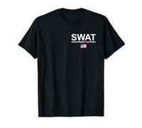 SWAT Team Shirt, Police Special Force, US Flag, Chest Logo T-Shirt