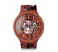 Swatch Camoflower Cotton Red Watch SB05C100