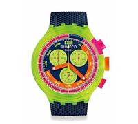 Swatch Analog SB06J100, Black/White, Strip
