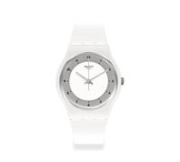 Swatch Gent Bio SO28W104 WEISSER THAN WHITE Watch, Strap