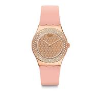 Swatch Analog YLG140, Pink, Strip