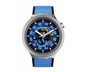 Swatch Azure Blue Daze Big Bold Irony Collection Classic Watch, Classic