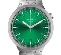 Swatch Big Bold Irony Forest Green Dial Stainless Steel Bracelet SB07S101G